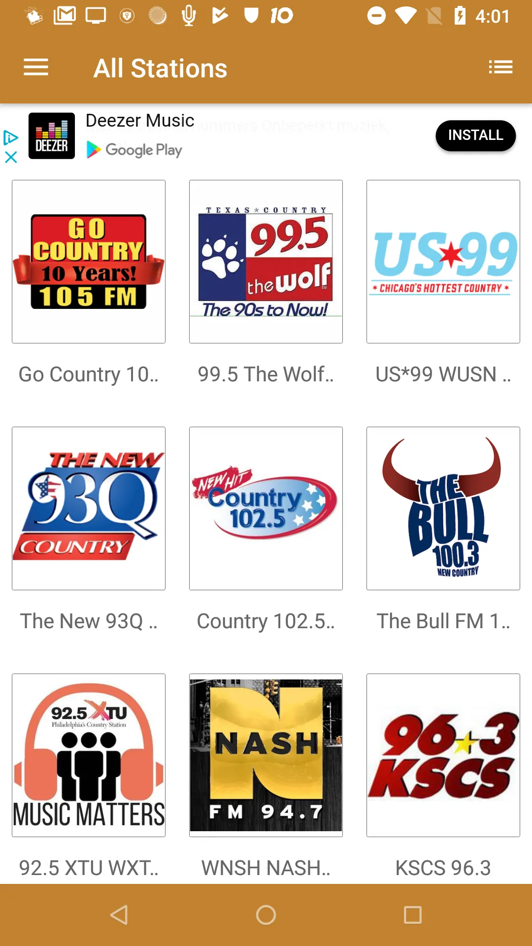 Country Music RADIO & Podcasts | Indus Appstore | Screenshot