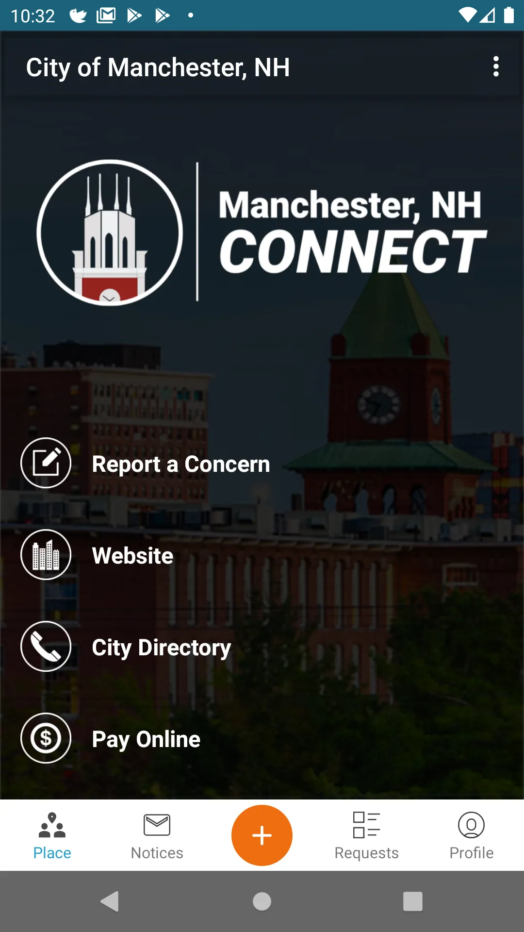 Manchester, NH Connect | Indus Appstore | Screenshot