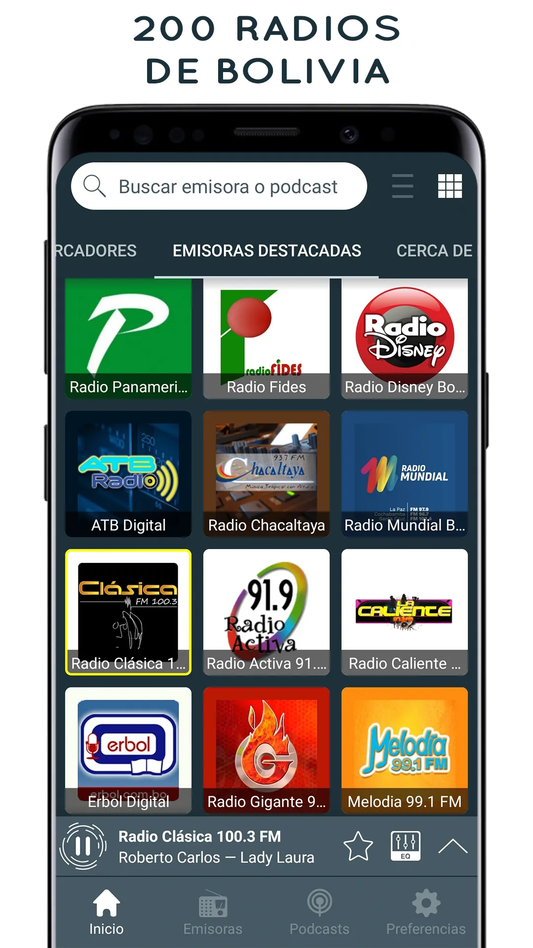 Radios de Bolivia FM y Online | Indus Appstore | Screenshot