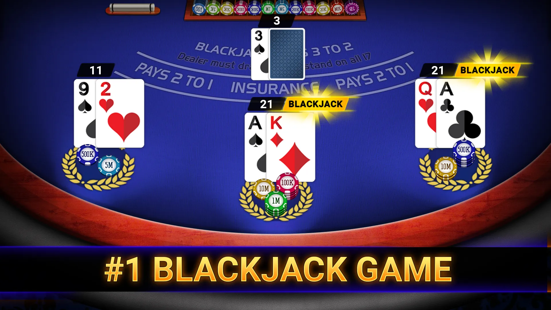 Blackjack 21: online casino | Indus Appstore | Screenshot