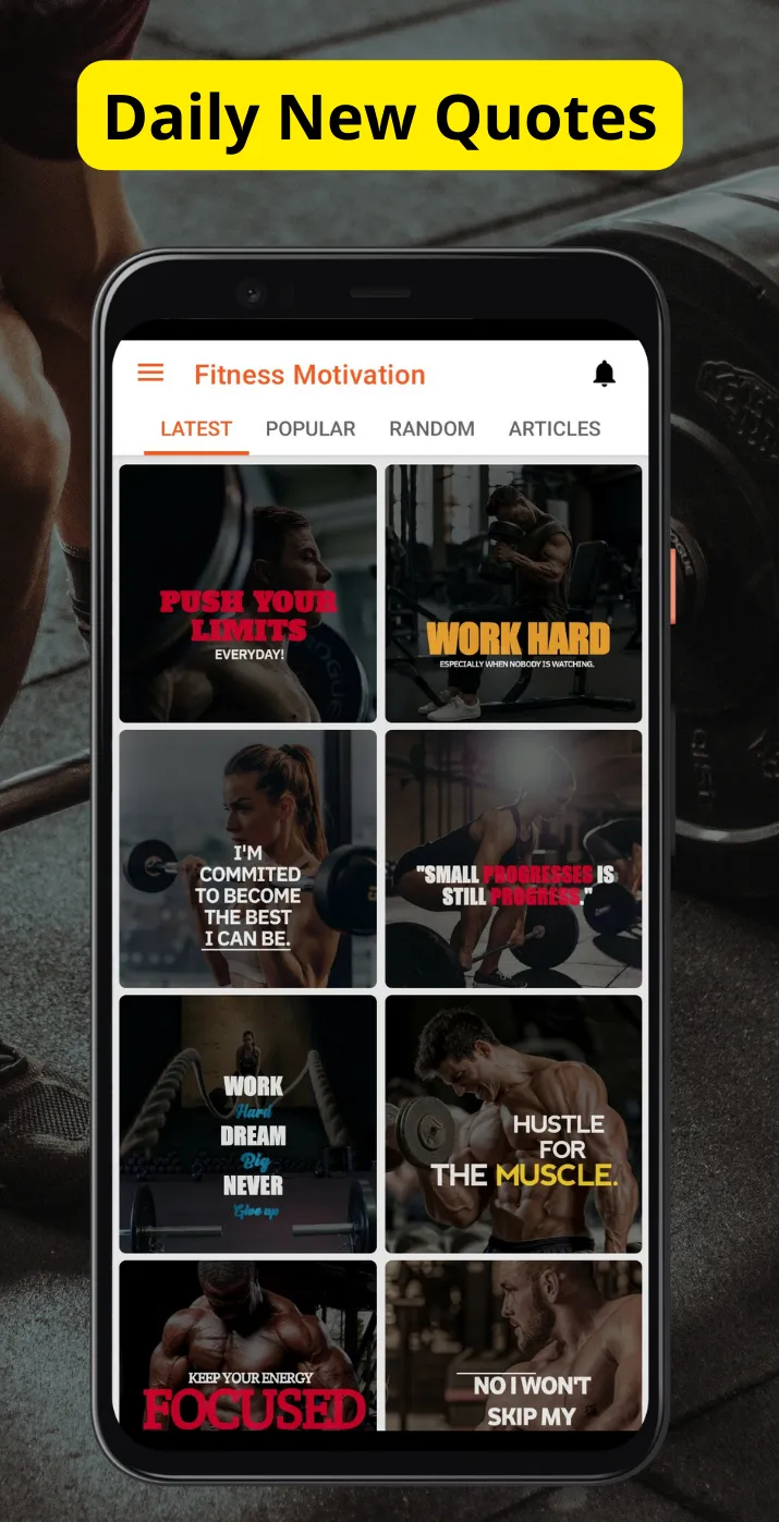 Fitness Motivation Quotes | Indus Appstore | Screenshot