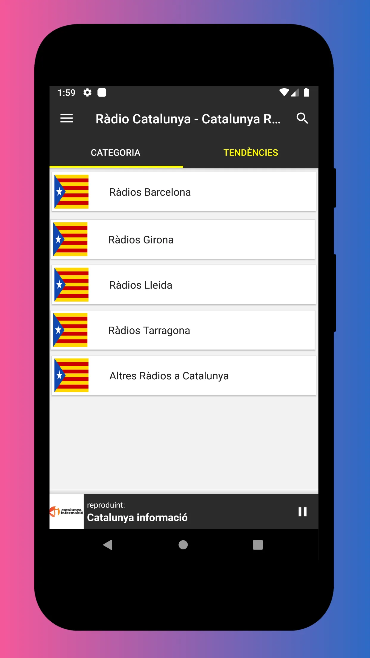 Radio Catalonia - Radio FM AM | Indus Appstore | Screenshot