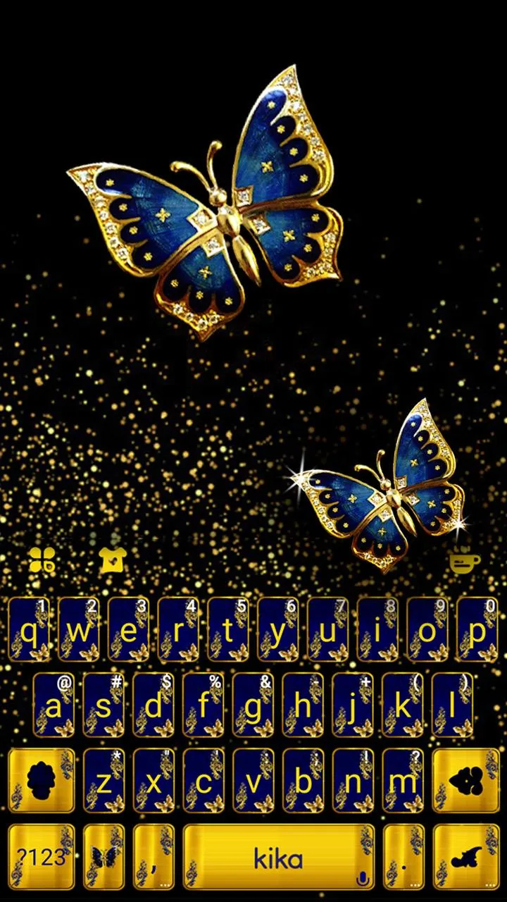 Glitter Butterfly Theme | Indus Appstore | Screenshot