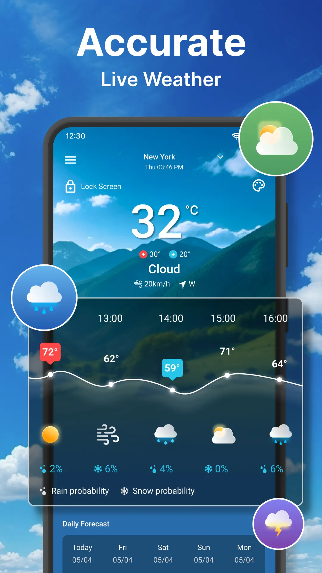 Weather forecast | Indus Appstore | Screenshot