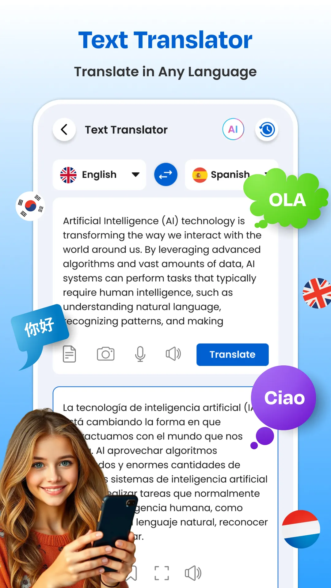 Language Translate App | Indus Appstore | Screenshot