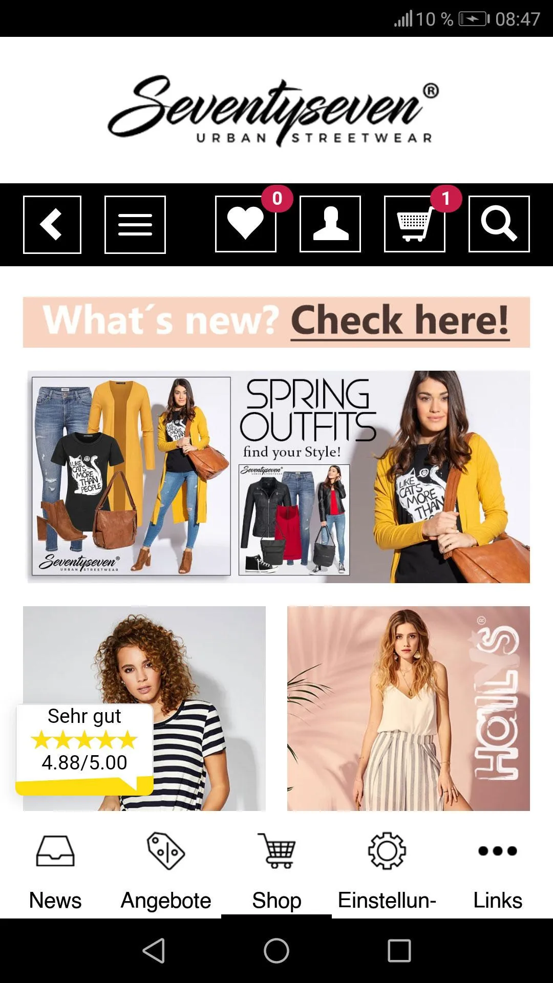 77onlineshop: Fashion & Mode | Indus Appstore | Screenshot