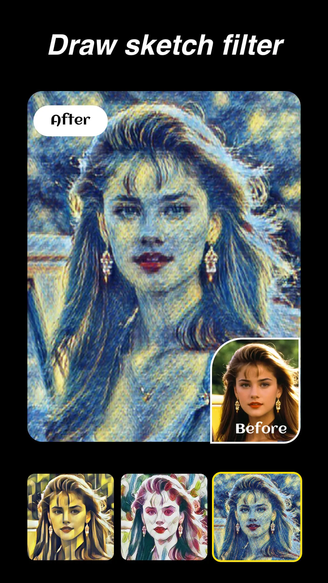 MySketcher - Photo Oil Filter | Indus Appstore | Screenshot