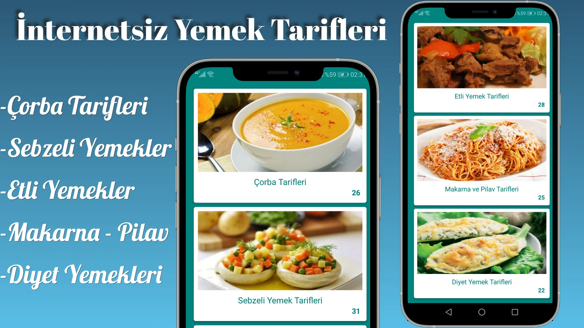 İnternetsiz Yemek Tarifleri | Indus Appstore | Screenshot