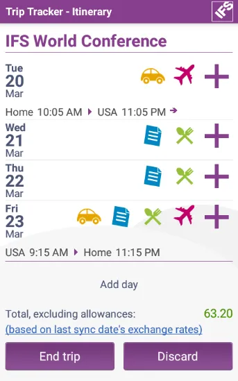 IFS Trip Tracker 10 | Indus Appstore | Screenshot