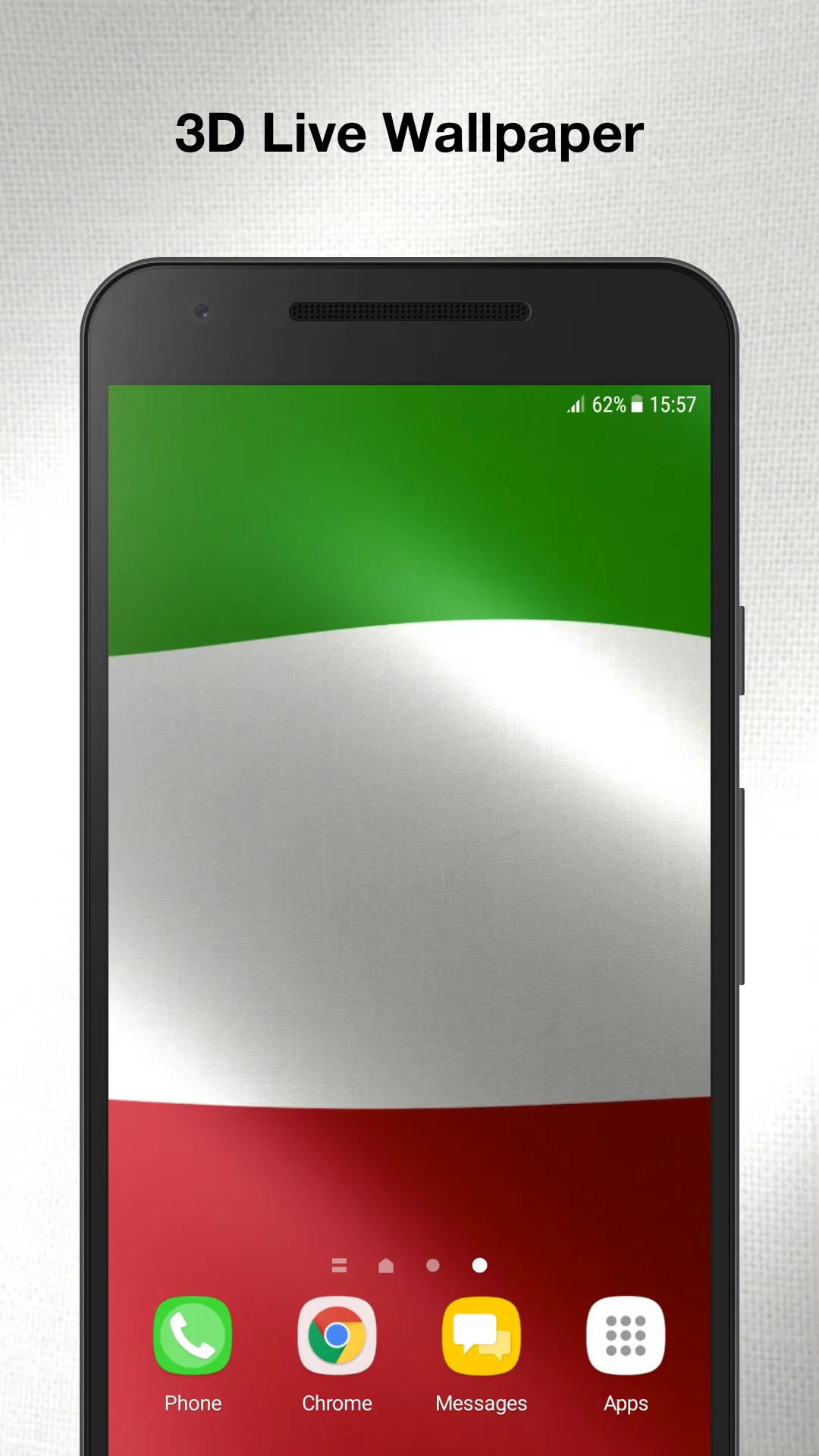 3d Italy Flag Live Wallpaper | Indus Appstore | Screenshot