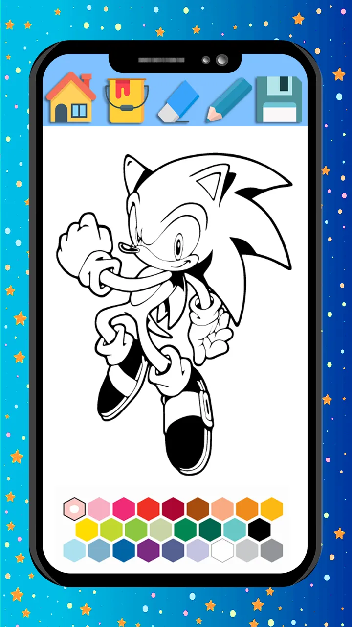 soni coloring cartoon book the | Indus Appstore | Screenshot