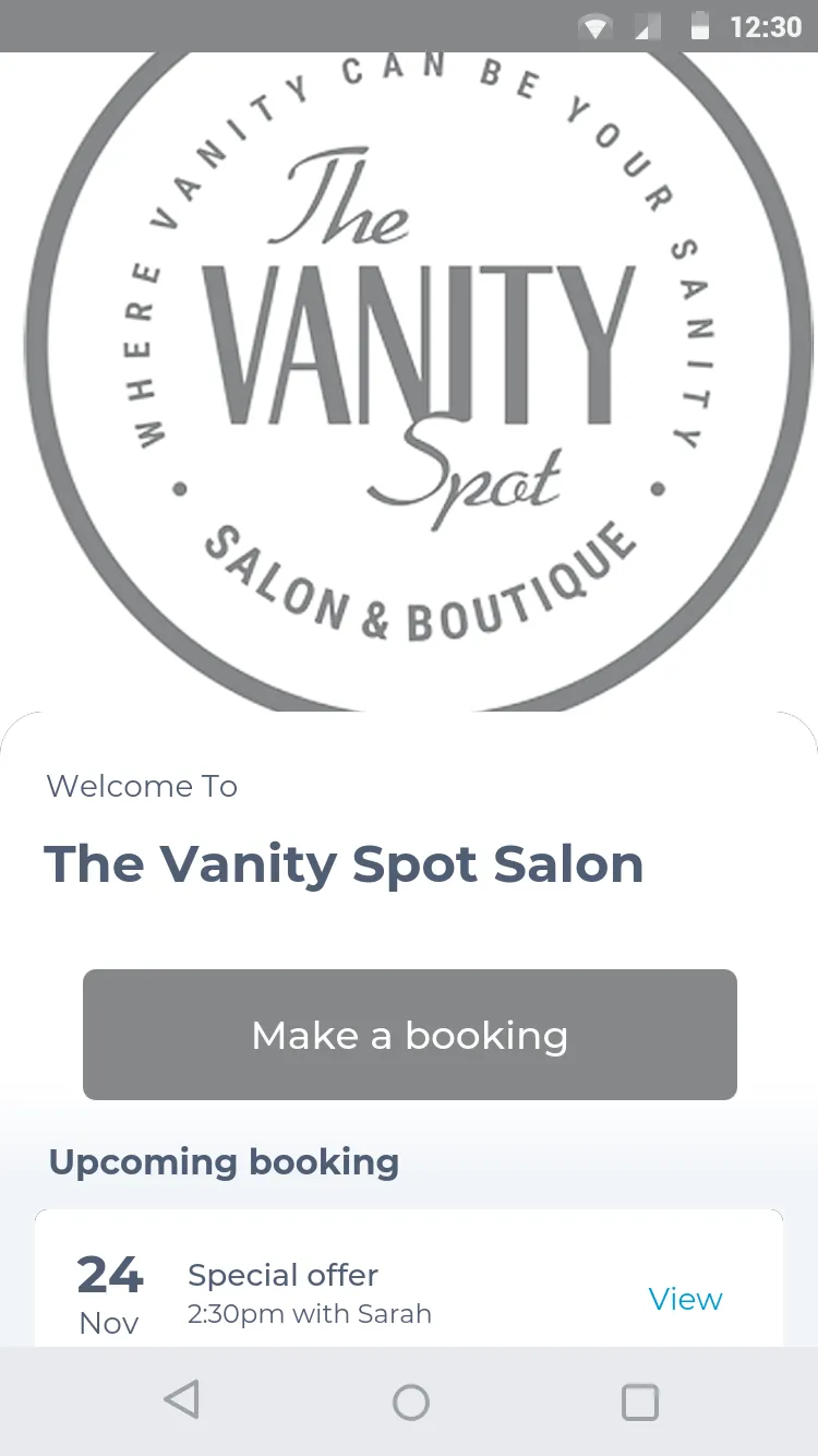 The Vanity Spot Salon | Indus Appstore | Screenshot