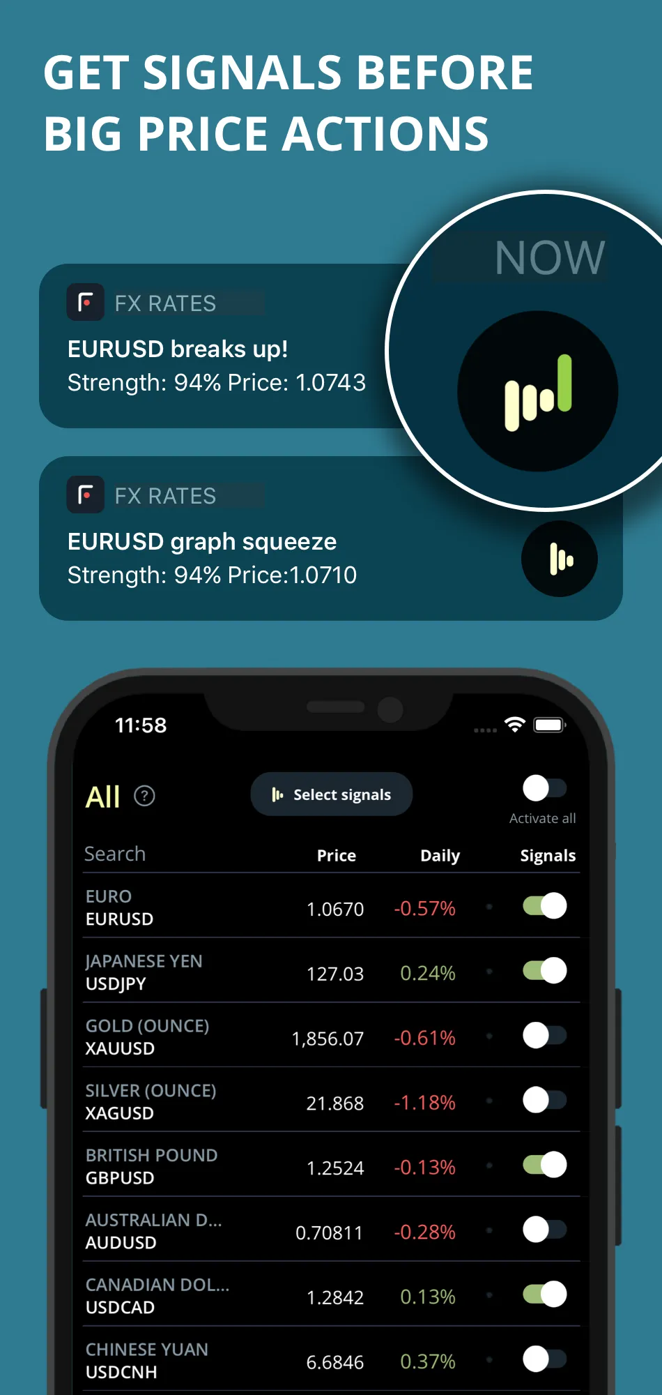 FX Rates Forex Alerts | Indus Appstore | Screenshot