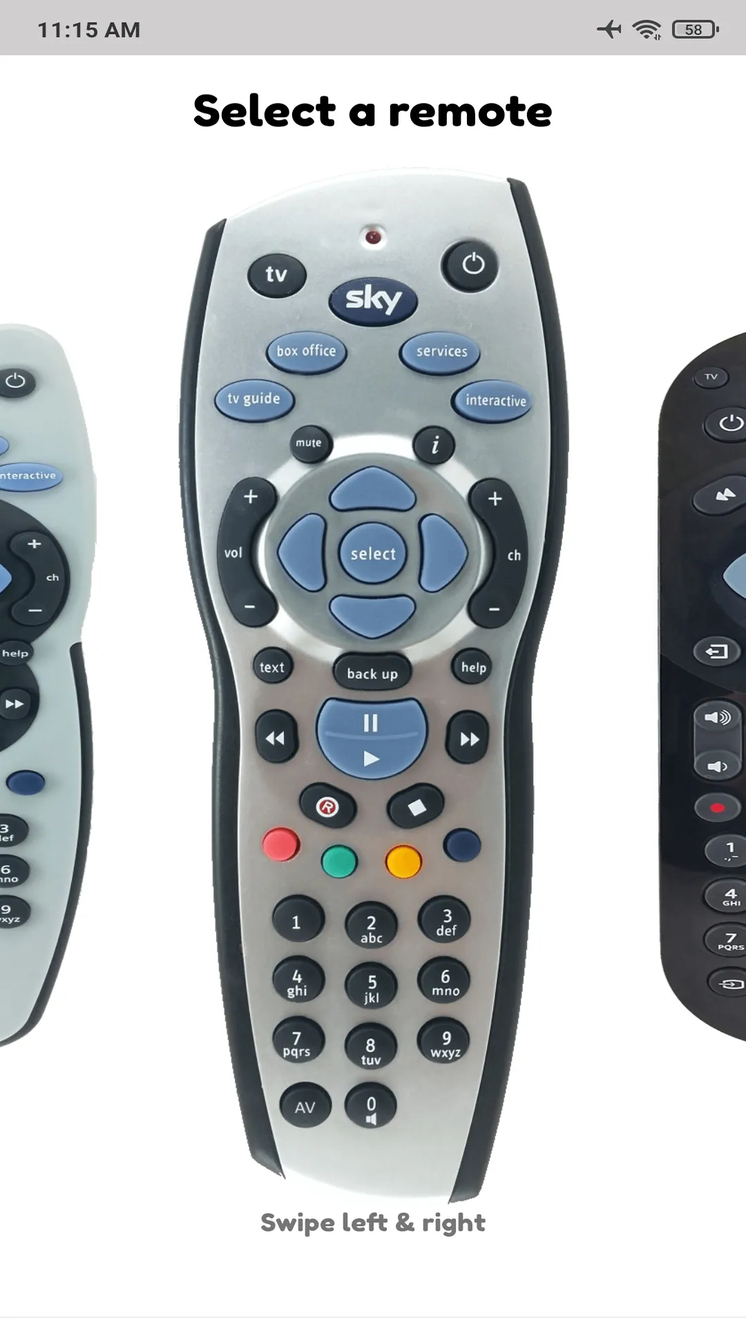 Remote For SKY Q HD BOX UK/Ger | Indus Appstore | Screenshot