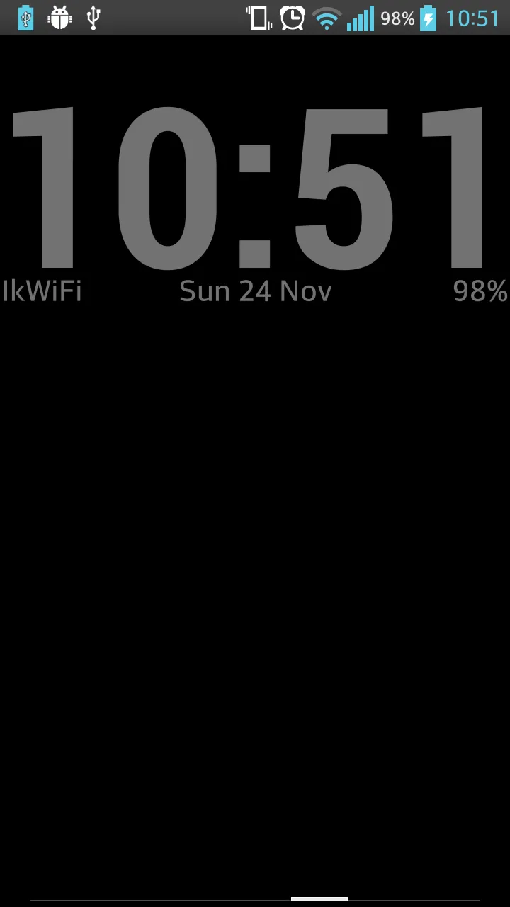 Simple Clock Live Wallpaper | Indus Appstore | Screenshot