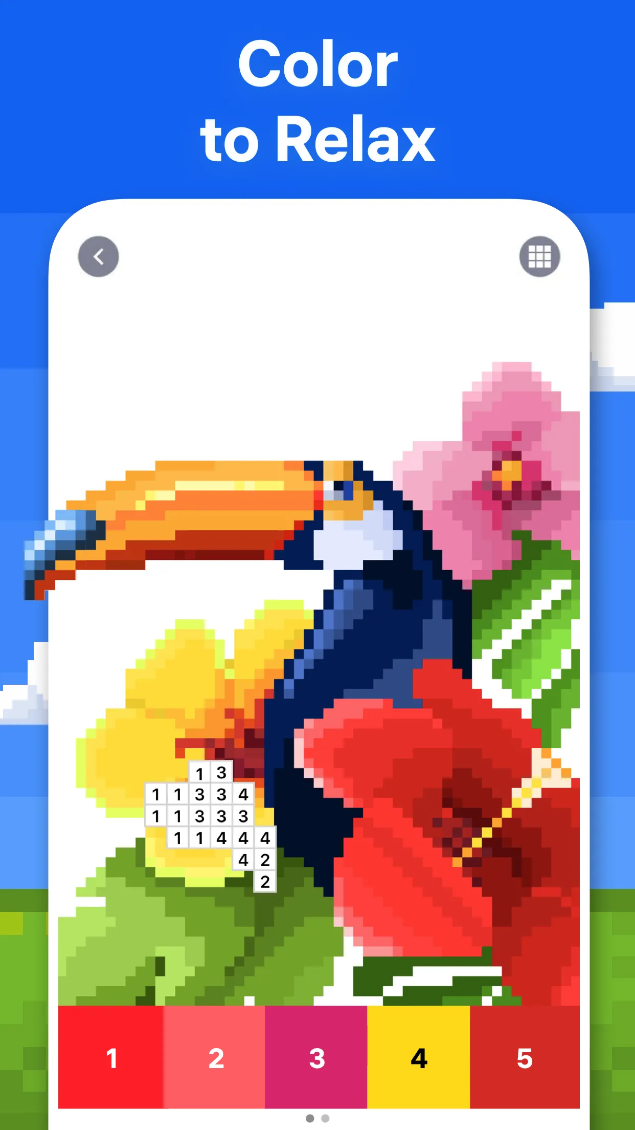 Pixel Art - Color by Number | Indus Appstore | Screenshot