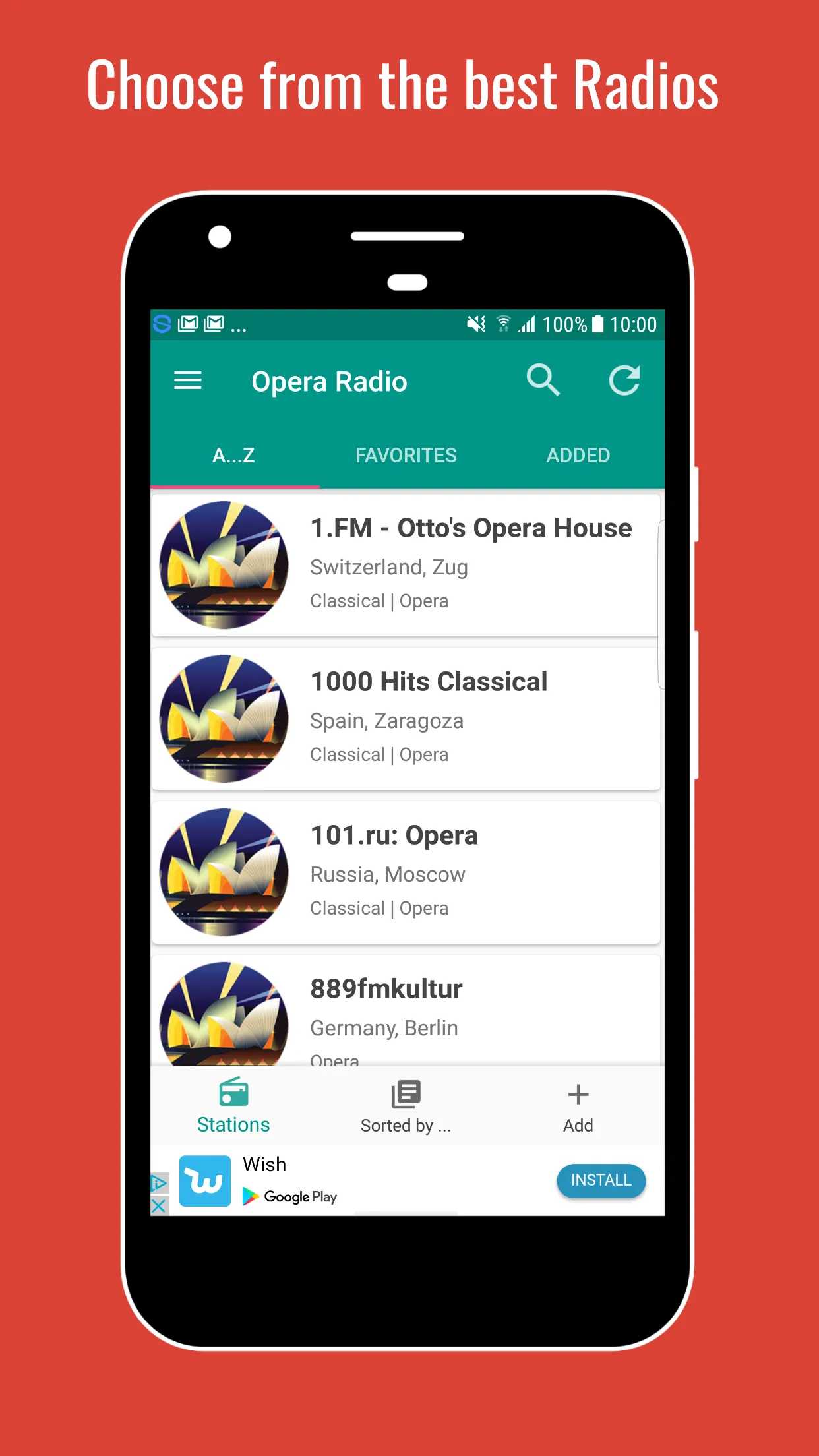 Opera Radio | Indus Appstore | Screenshot