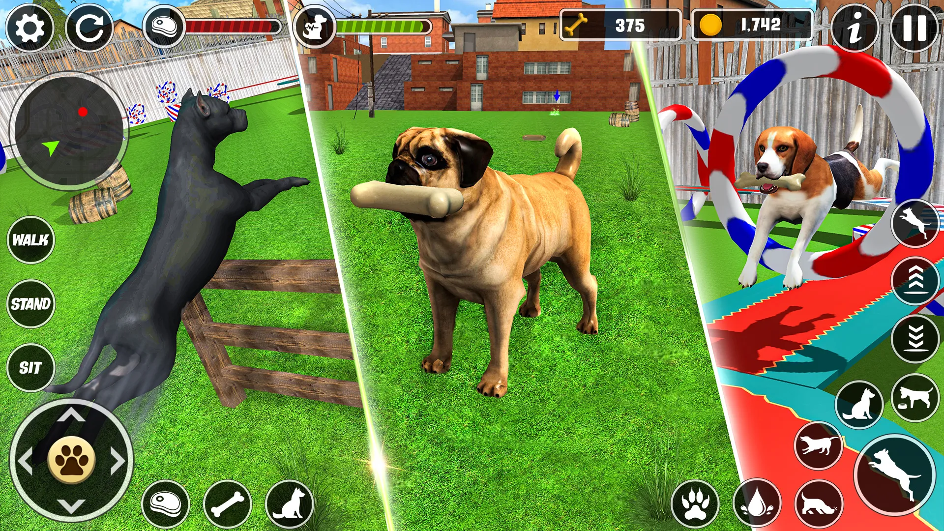 Dog Simulator Puppy Pet Game | Indus Appstore | Screenshot