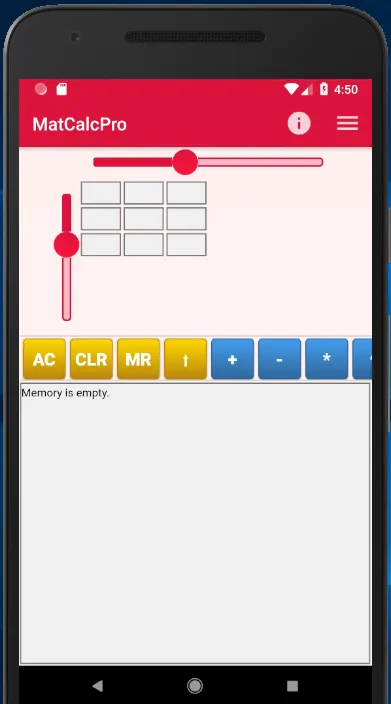 Matrix Calculator (Matrices) | Indus Appstore | Screenshot