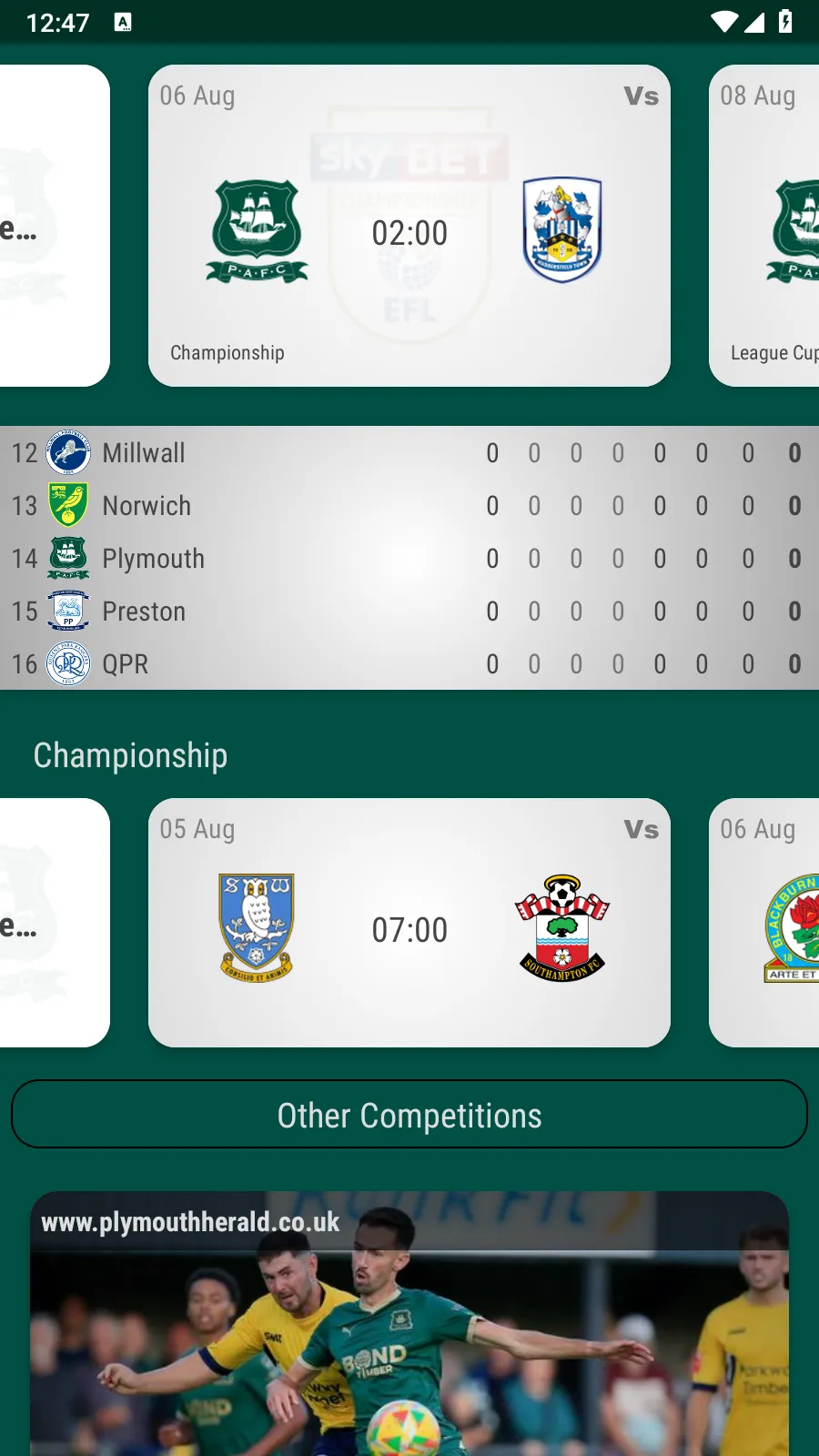 Plymouth Argyle Fan App | Indus Appstore | Screenshot