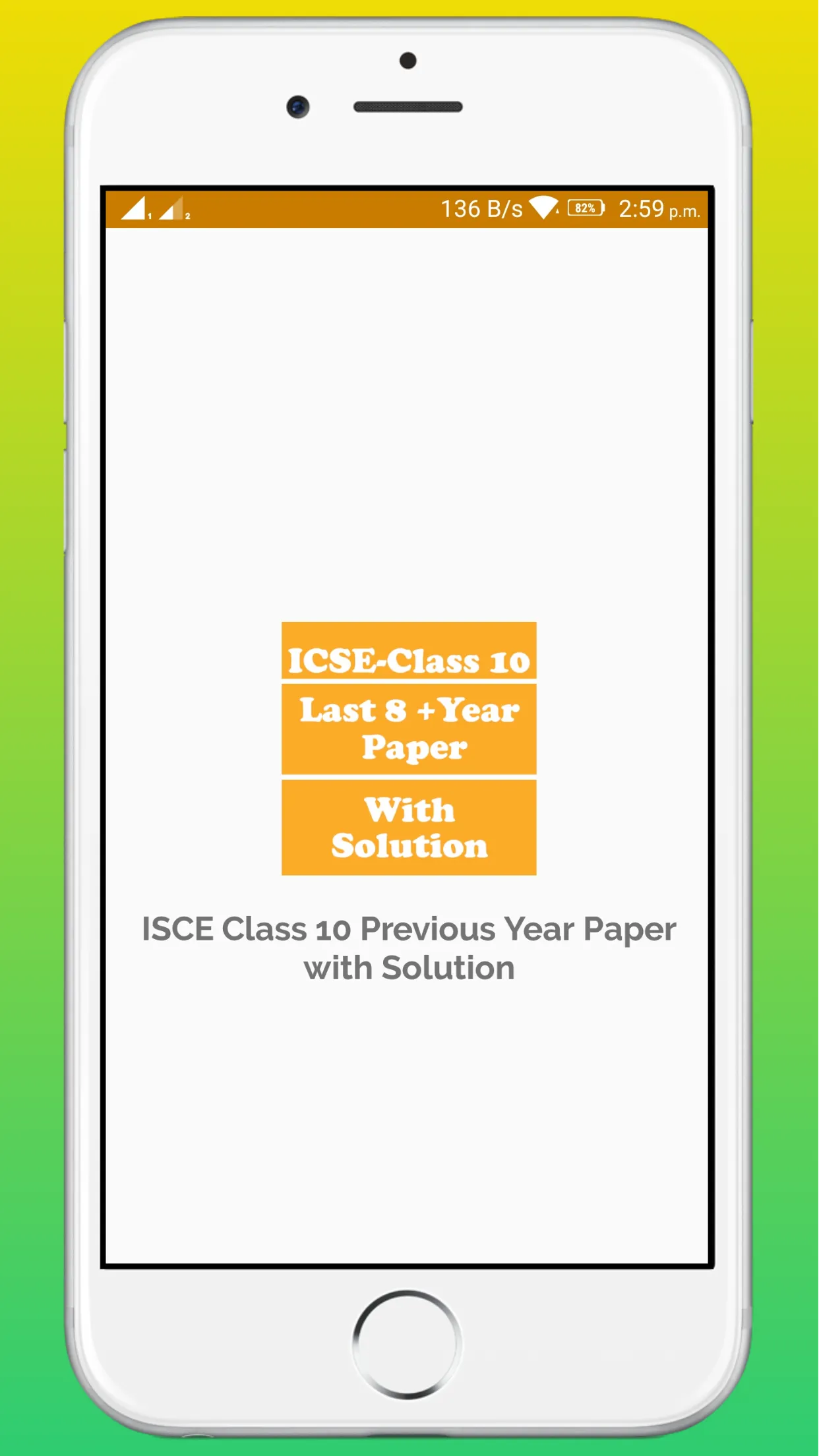 ICSE Previous Year Paper | Indus Appstore | Screenshot