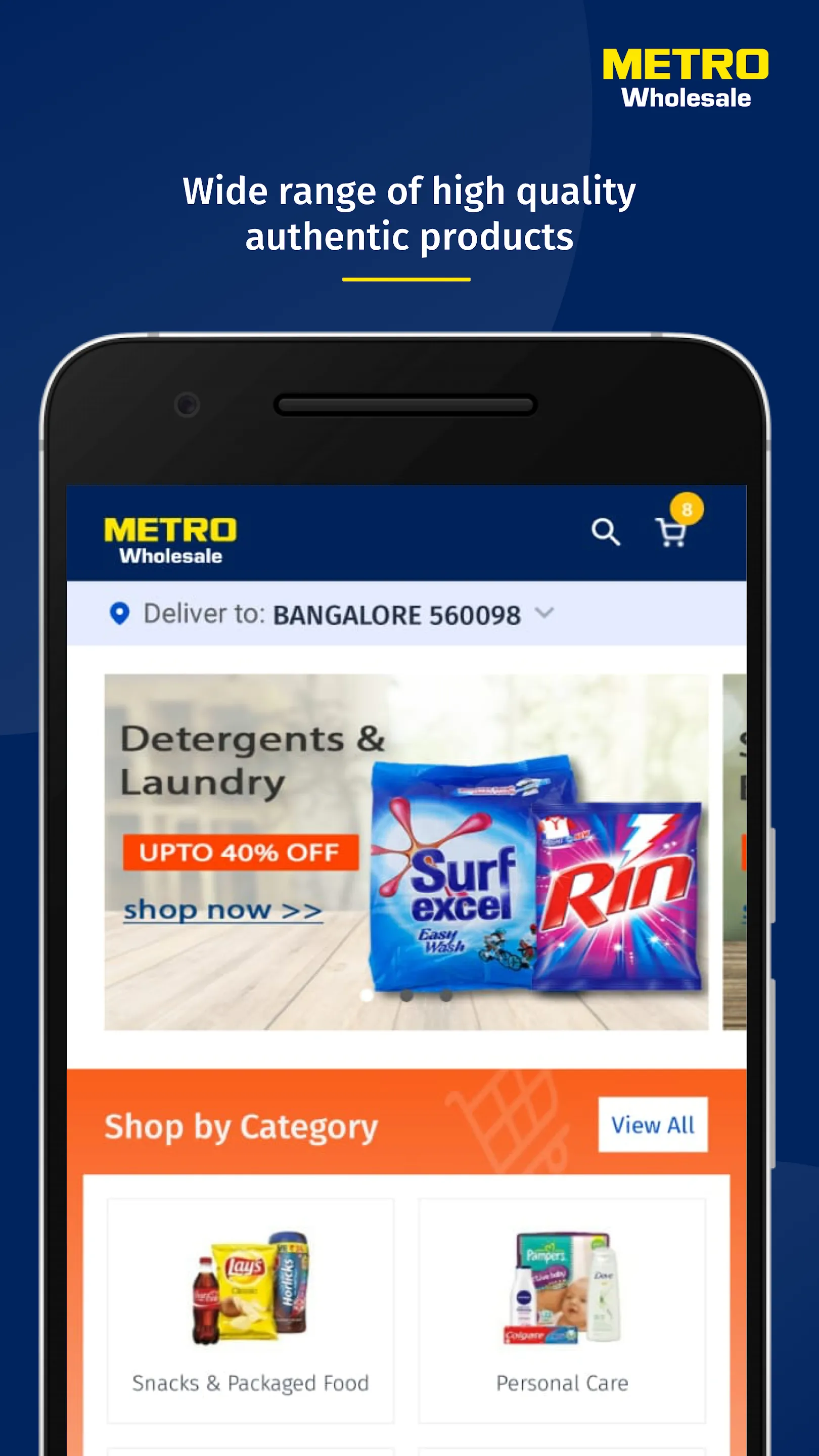 Metro Wholesale B2B Shopping | Indus Appstore | Screenshot