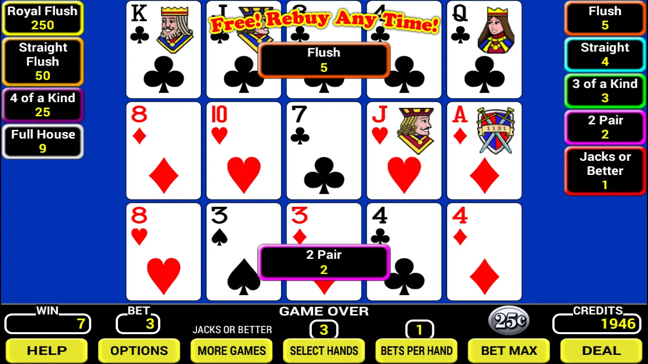 Triple Play Poker | Indus Appstore | Screenshot