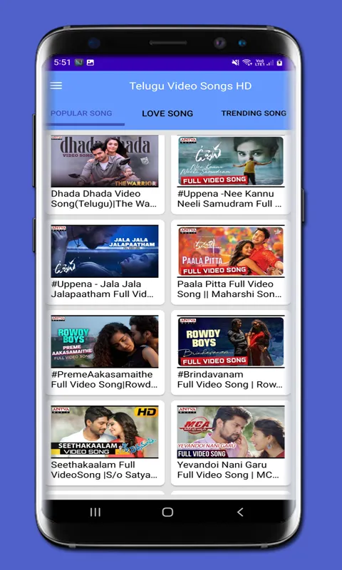 Telugu Video : Telugu Songs HD | Indus Appstore | Screenshot