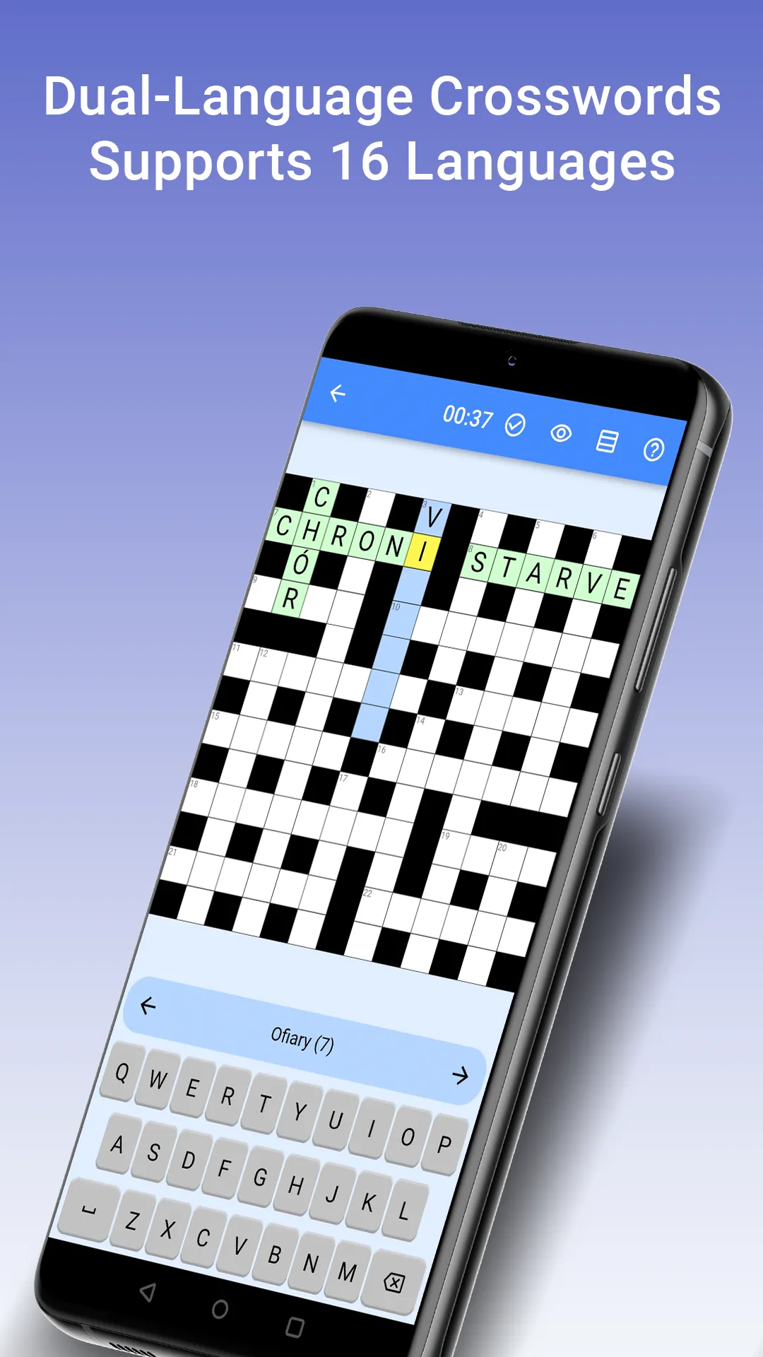 Dual-Language Crosswords | Indus Appstore | Screenshot