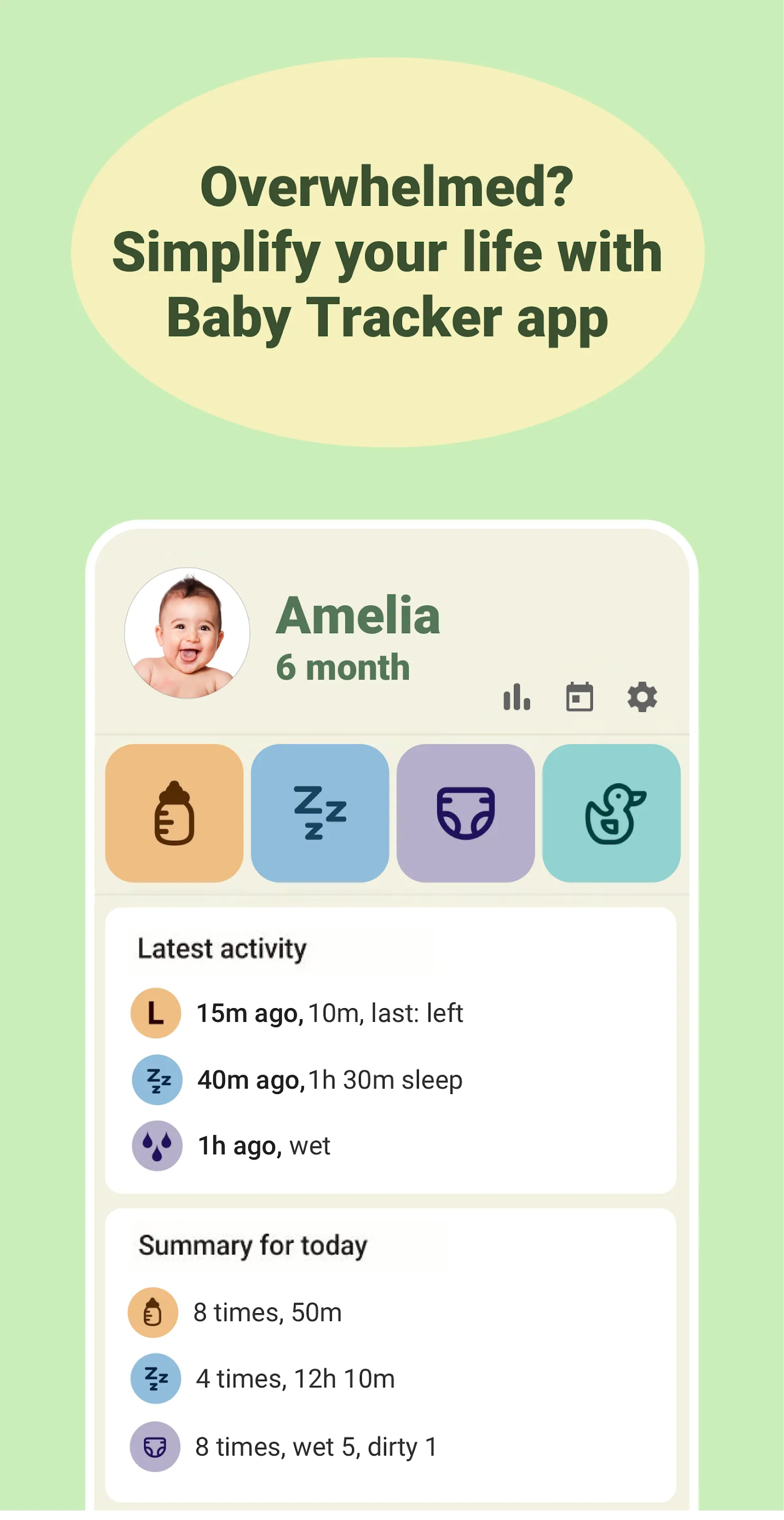 Baby tracker - feeding, sleep | Indus Appstore | Screenshot