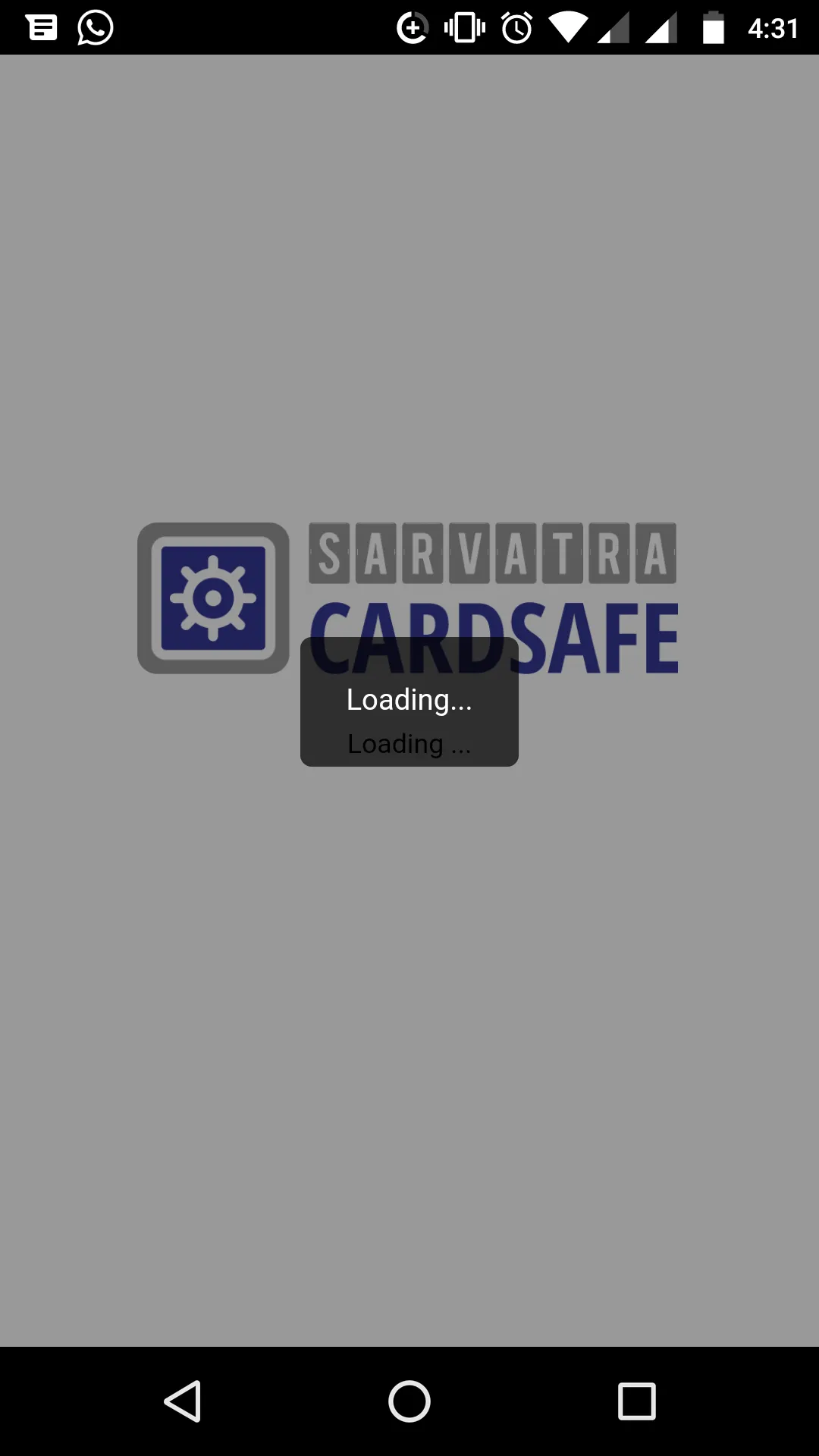 Sarvatra CardSafe | Indus Appstore | Screenshot