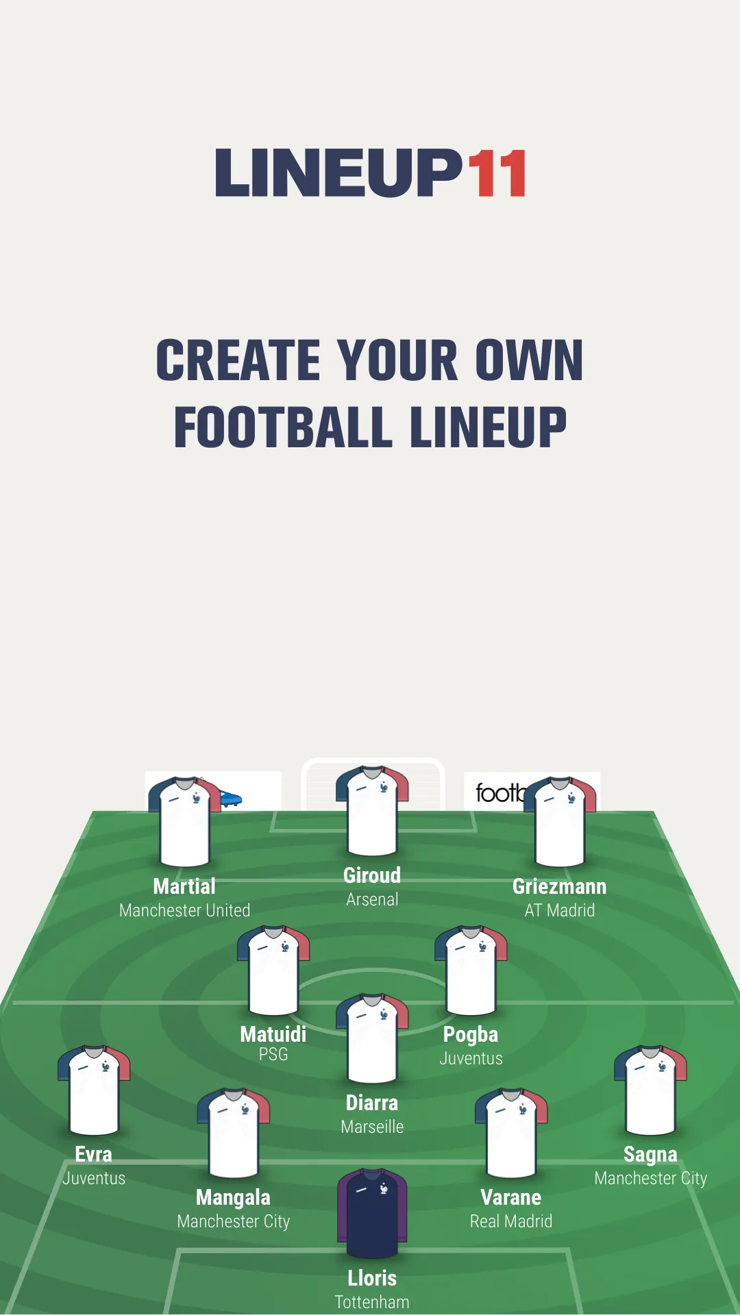 LINEUP11: Football Lineup | Indus Appstore | Screenshot