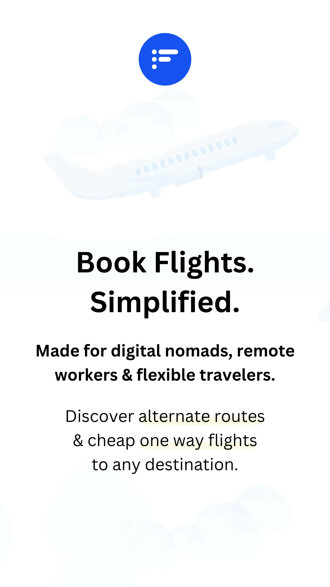 FlightList — One Way Flights | Indus Appstore | Screenshot