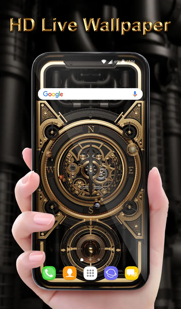 3D Compass Wallpaper Keyboard | Indus Appstore | Screenshot