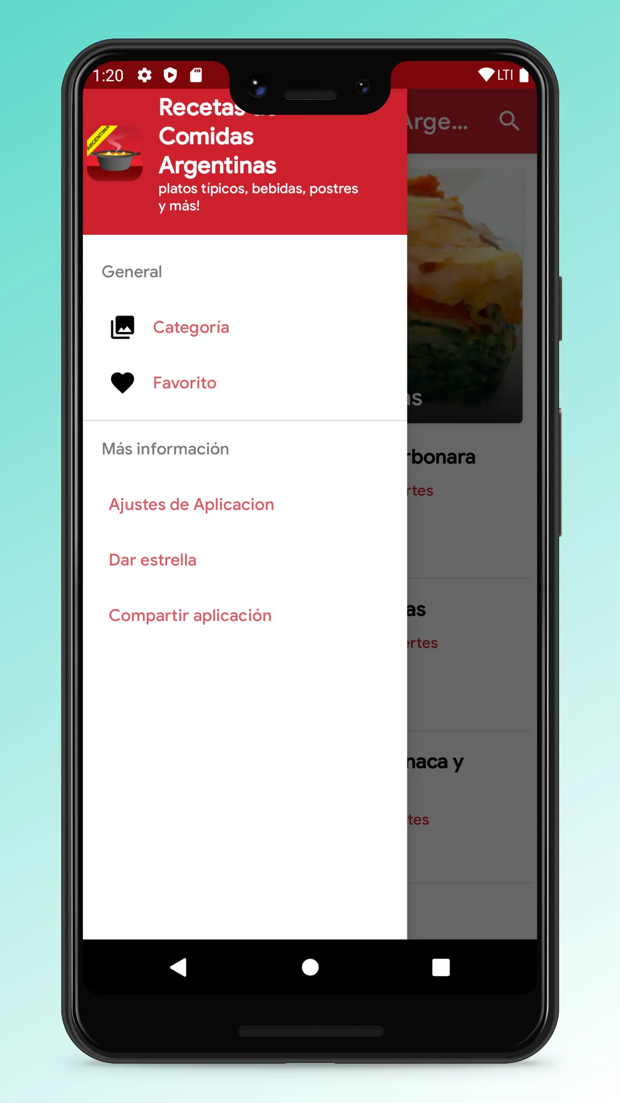 Argentinian Recipes - Food App | Indus Appstore | Screenshot