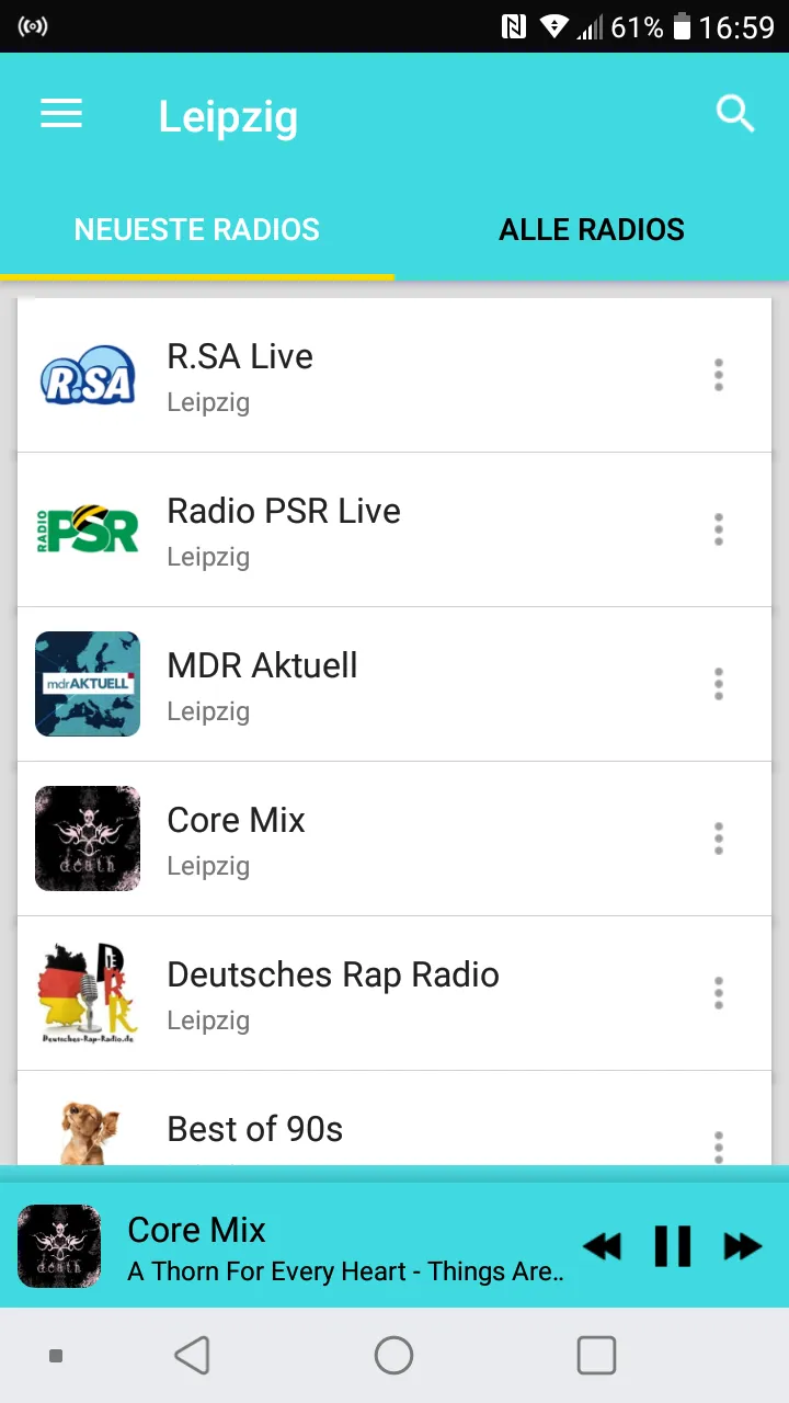 Radio Leipzig | Indus Appstore | Screenshot