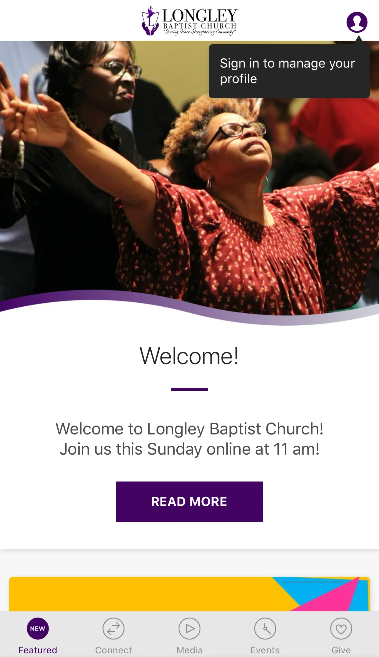 Longley Baptist | Indus Appstore | Screenshot