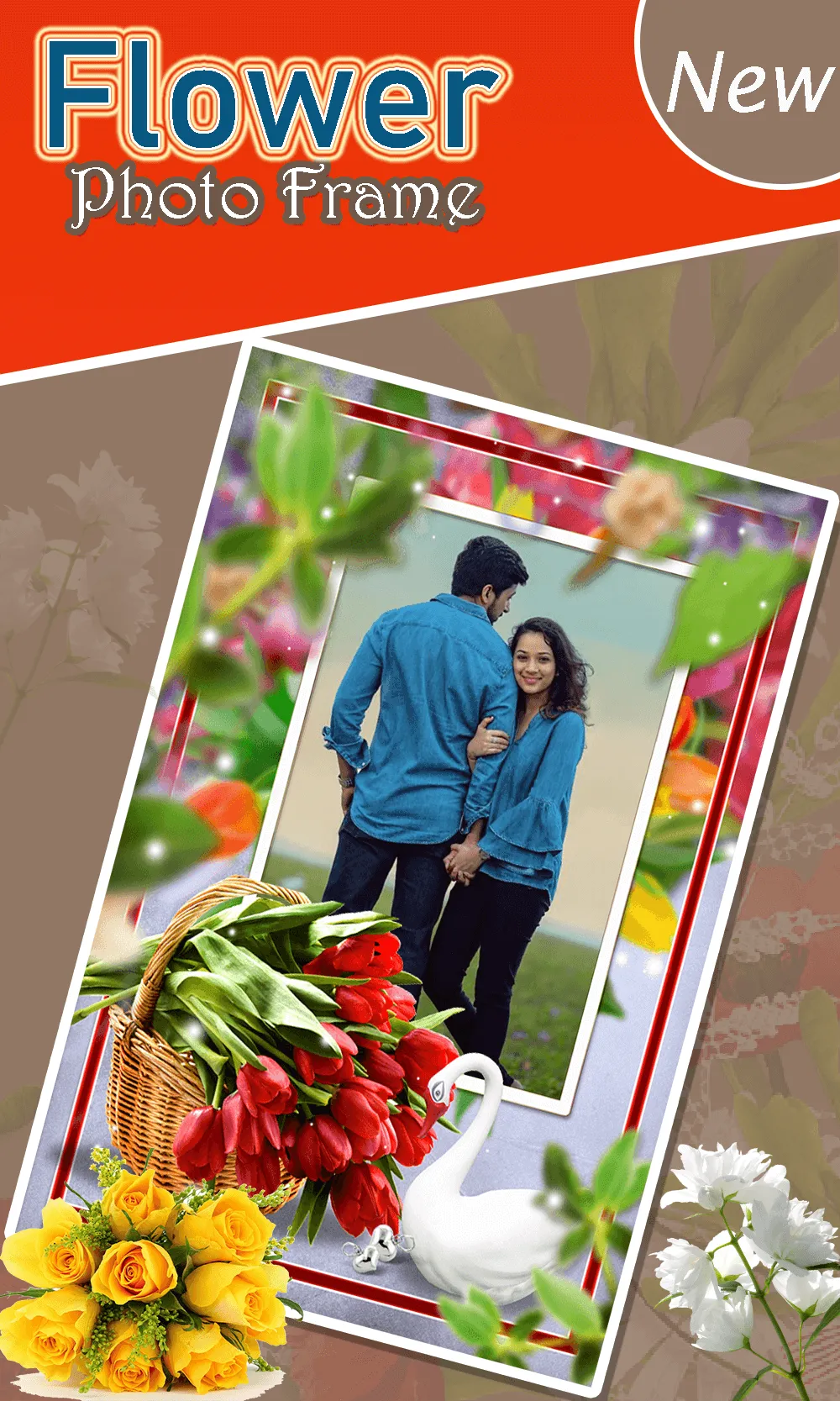 Flower Photo Frame | Indus Appstore | Screenshot