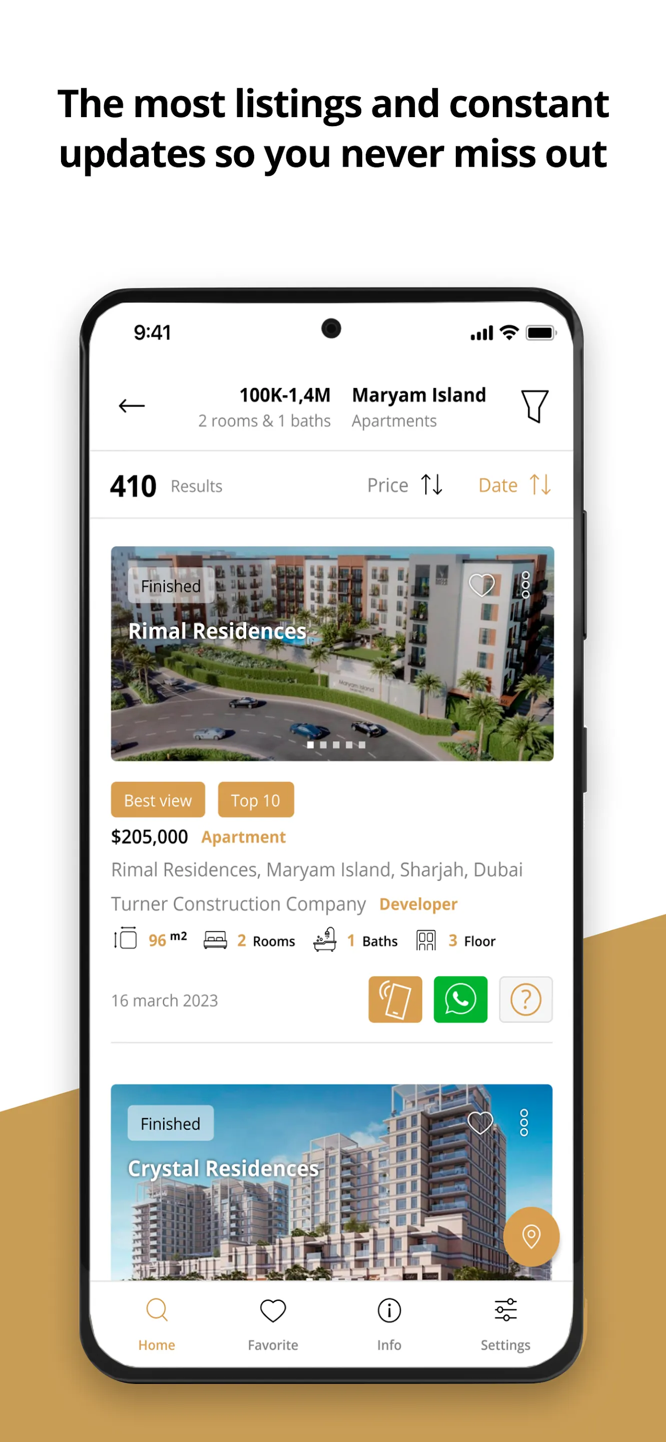 OWRealty - UAE Real Estate | Indus Appstore | Screenshot