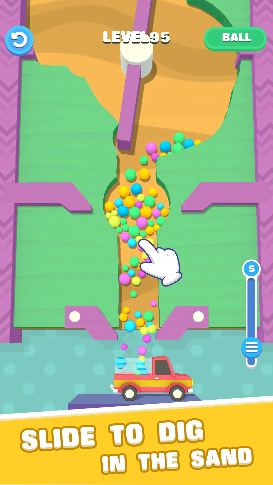 Falling Sand Ball-Dig The Sand | Indus Appstore | Screenshot