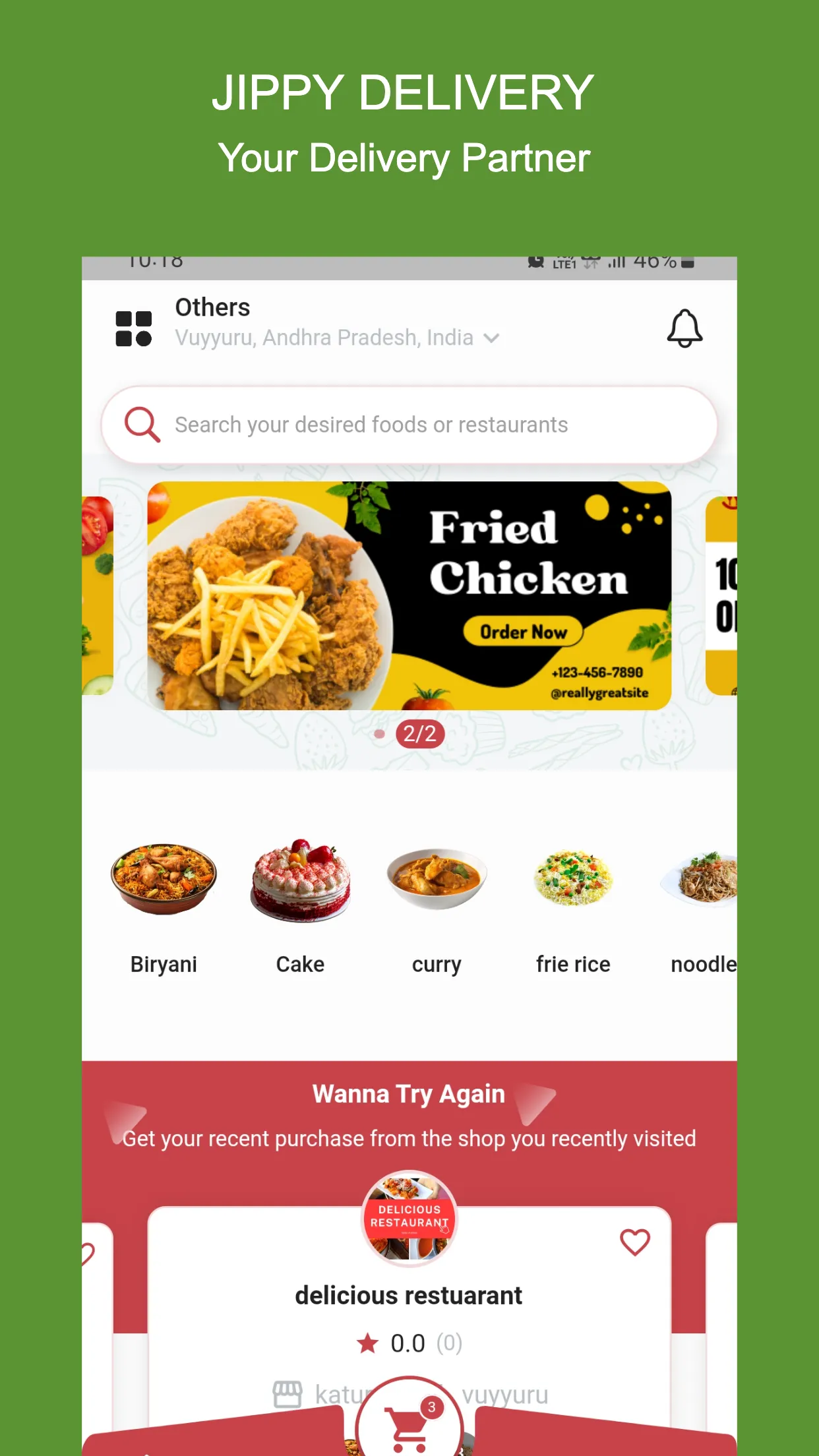 Jippy Delivery | Indus Appstore | Screenshot