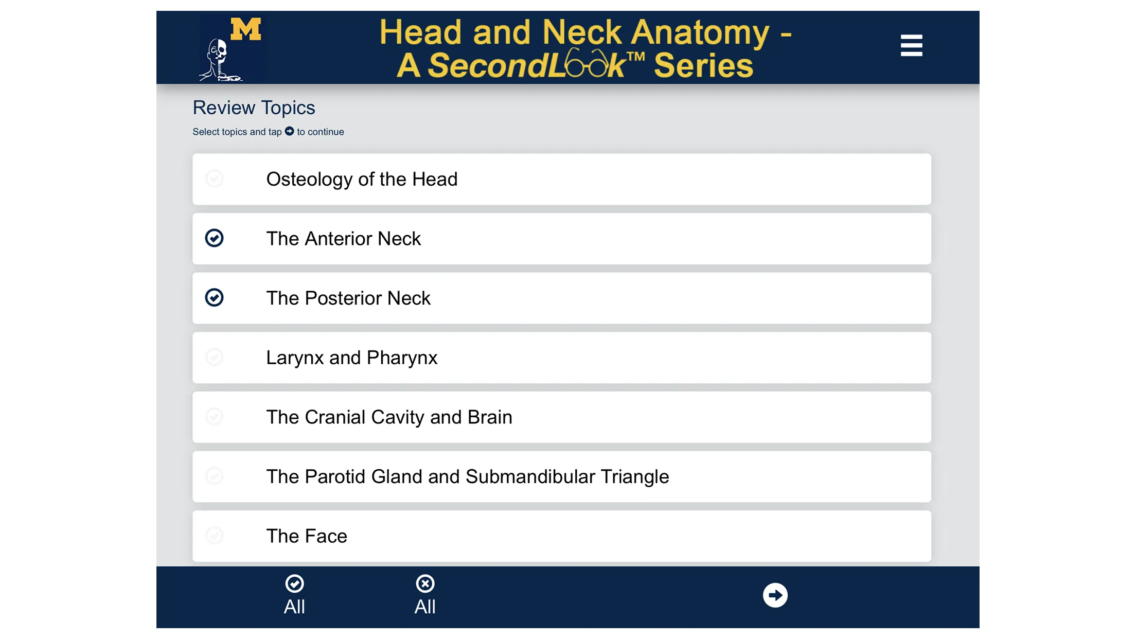 Head & Neck Anatomy-SecondLook | Indus Appstore | Screenshot