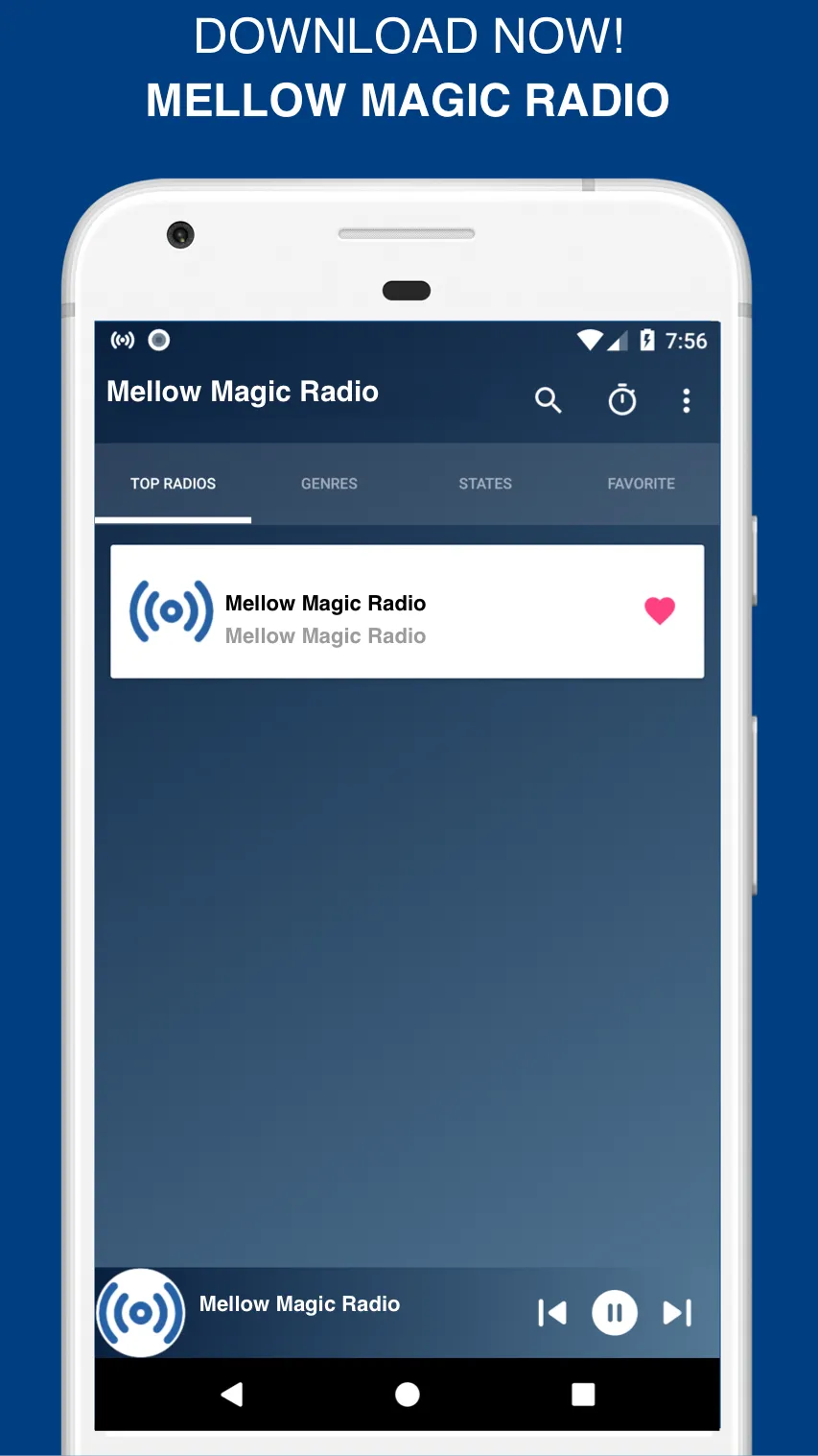 Mellow Magic Radio App FM UK | Indus Appstore | Screenshot