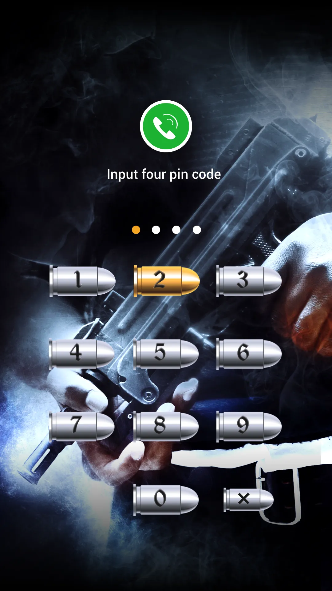 AppLock Theme- Gun | Indus Appstore | Screenshot