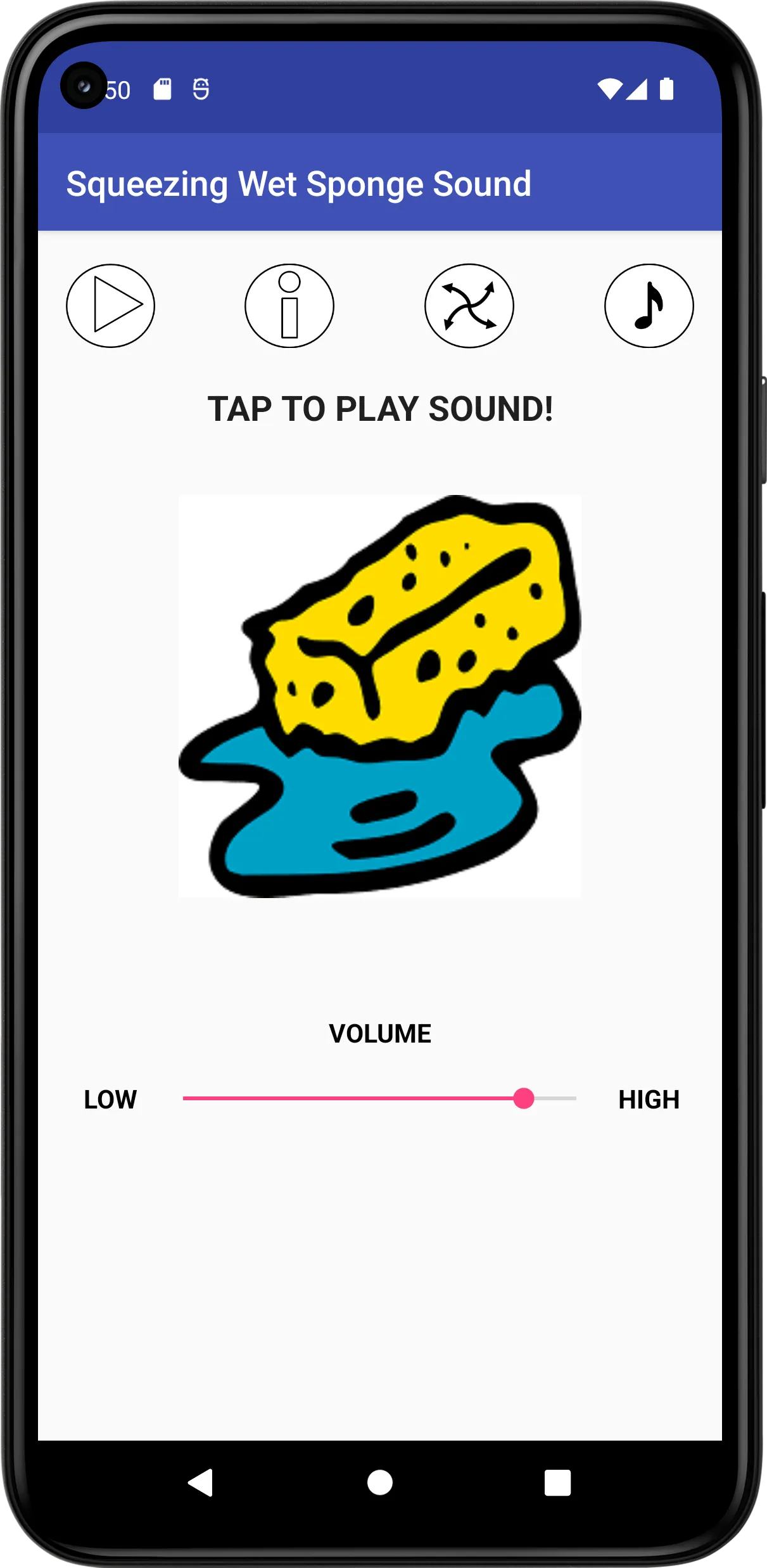 Squeezing Wet Sponge Sound | Indus Appstore | Screenshot