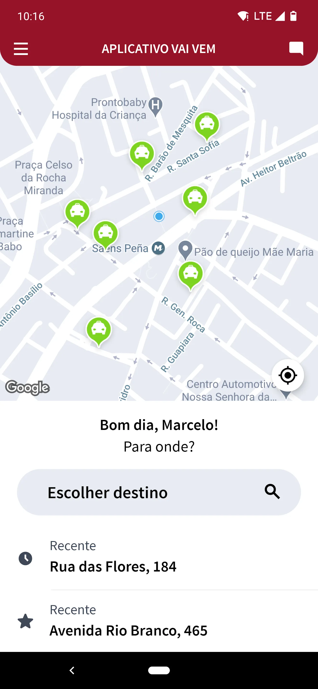 Aplicativo Vai Vem | Indus Appstore | Screenshot