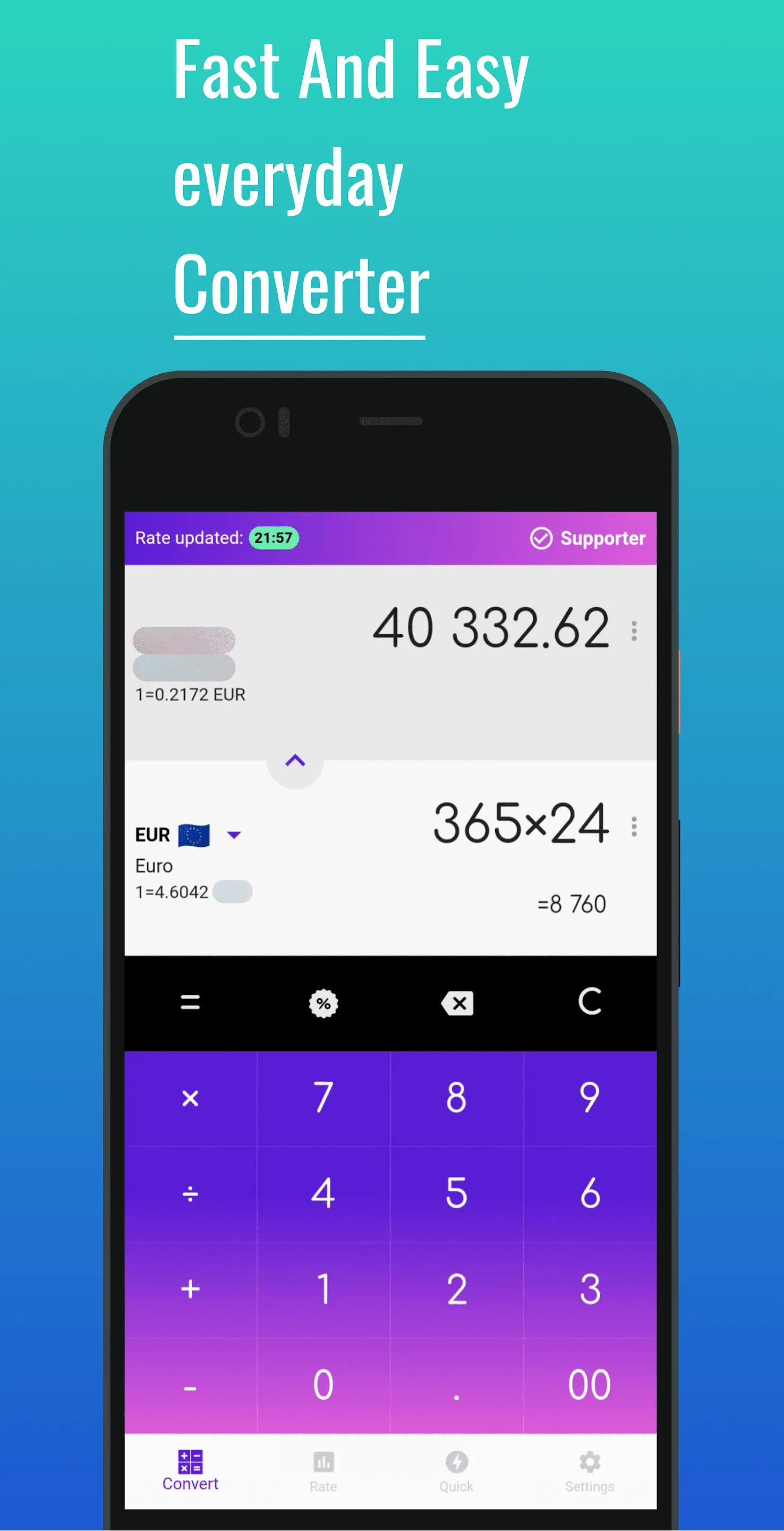 Fast Czech Koruna converter | Indus Appstore | Screenshot