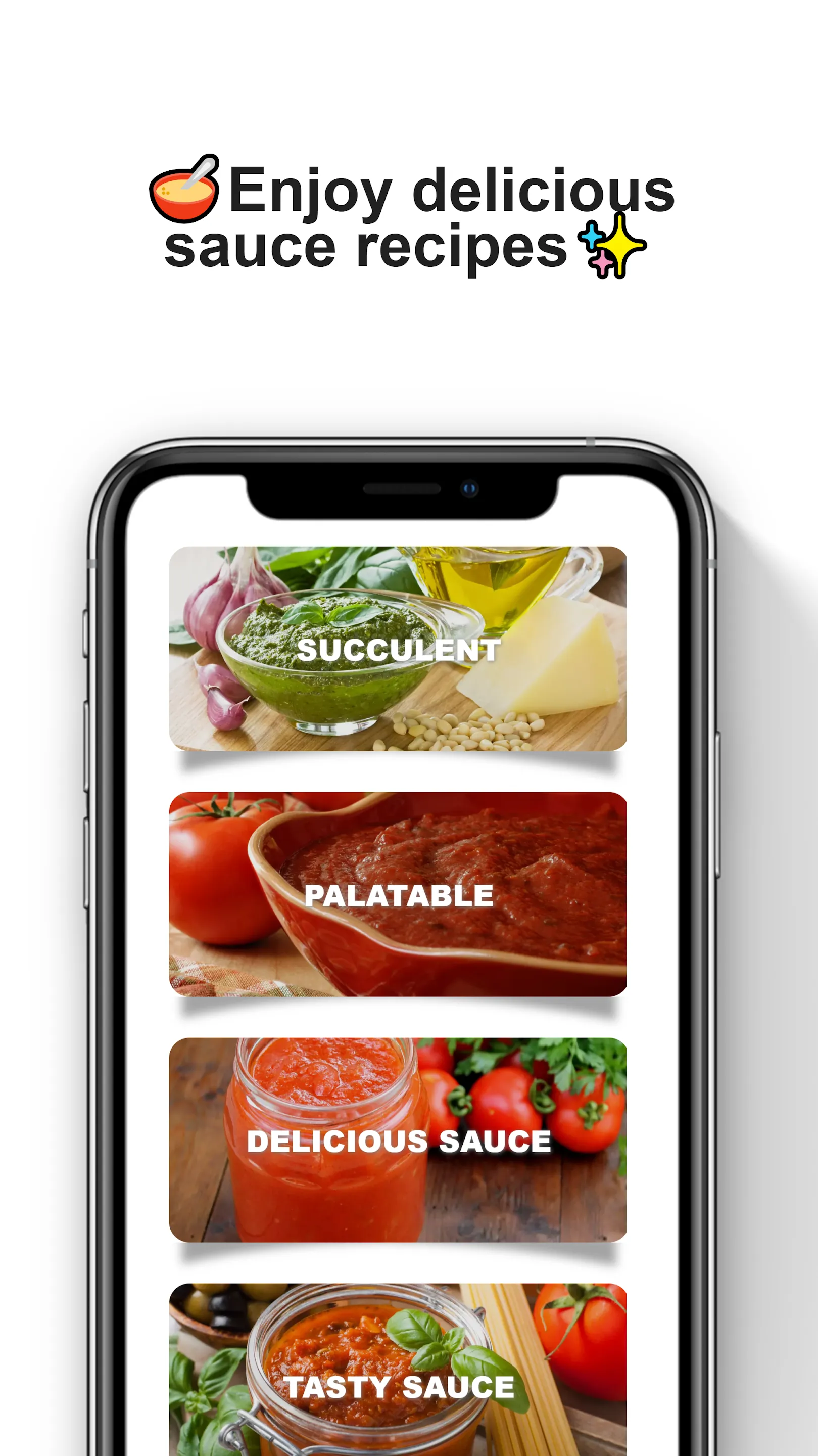 Sauce recipes app | Indus Appstore | Screenshot