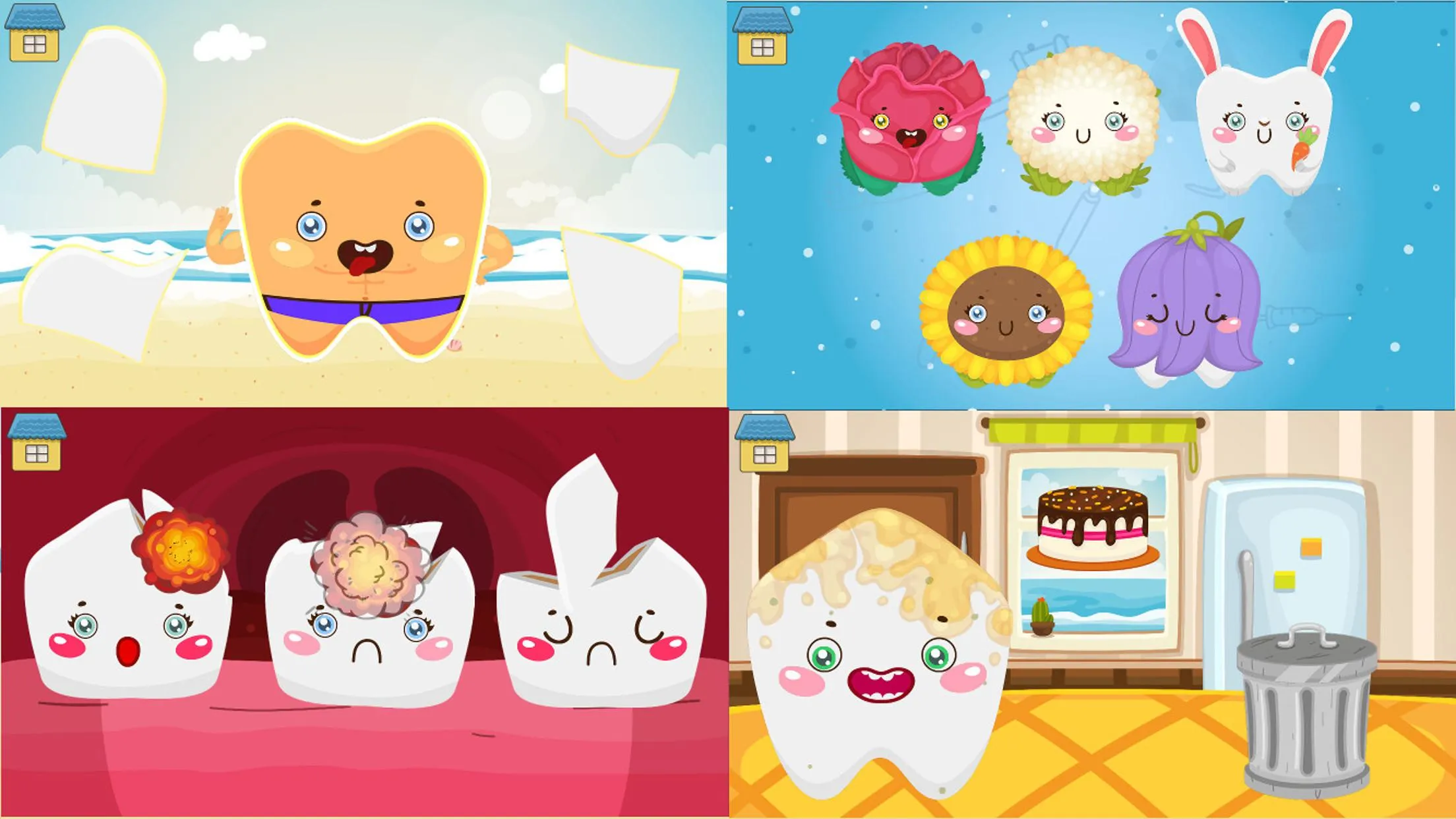 Funny Teeth kids dentist care! | Indus Appstore | Screenshot