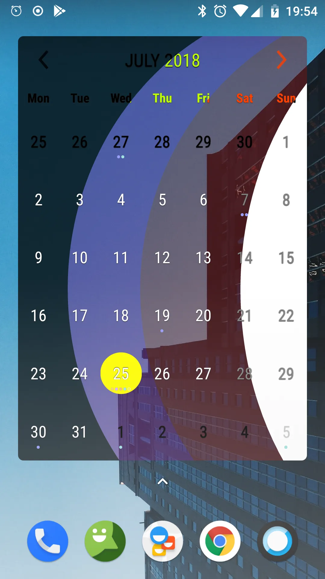 Month Calendar Widget | Indus Appstore | Screenshot